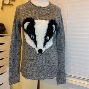 Animal Sweater Raccoon, Medium